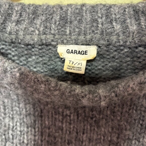 Gray Wool Garage Pullover Sweater - Picture 3 of 3